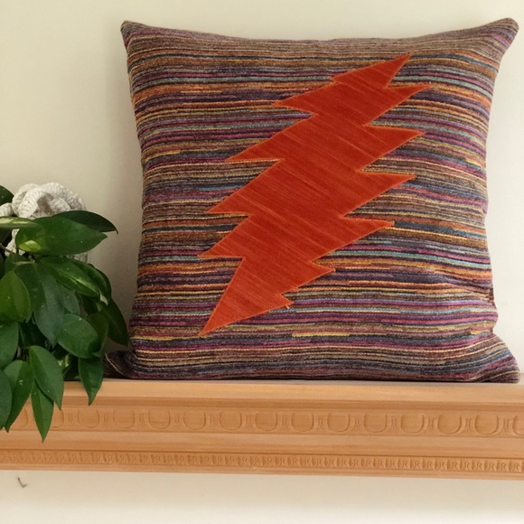 ⚡️Chenille Grateful Dead Bolt Pillows⚡️ - Picture 2 of 6